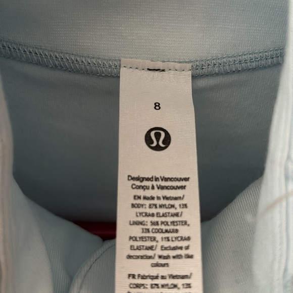 LULULEMON DEFINE JACKET *LUON IN SHEER BLUE (SHRB) SZ 8 NWT - Picture 7 of 8